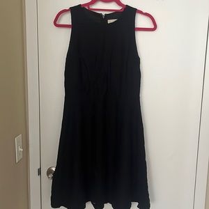 LOFT Black eyelet dress